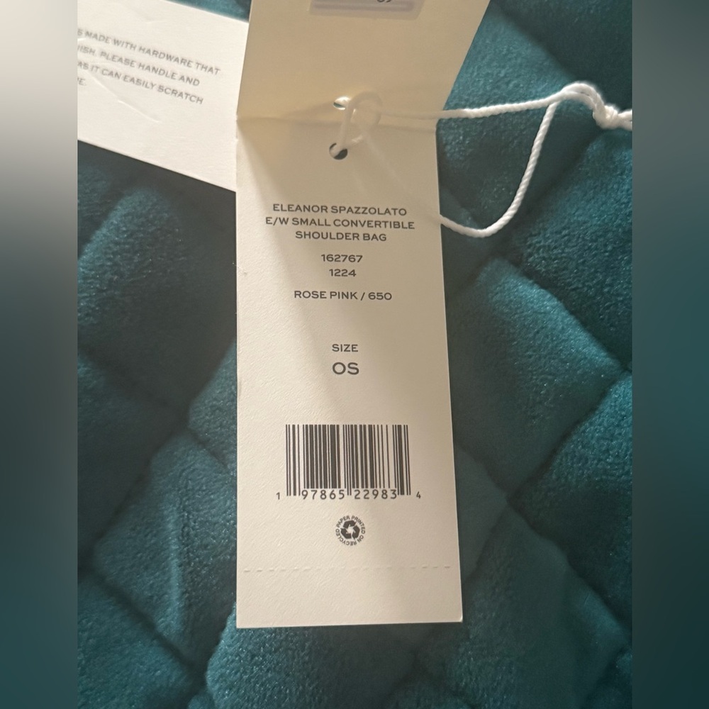 Tory Burch Eleanor E/W Rectangular Snake Crystal … - image 13